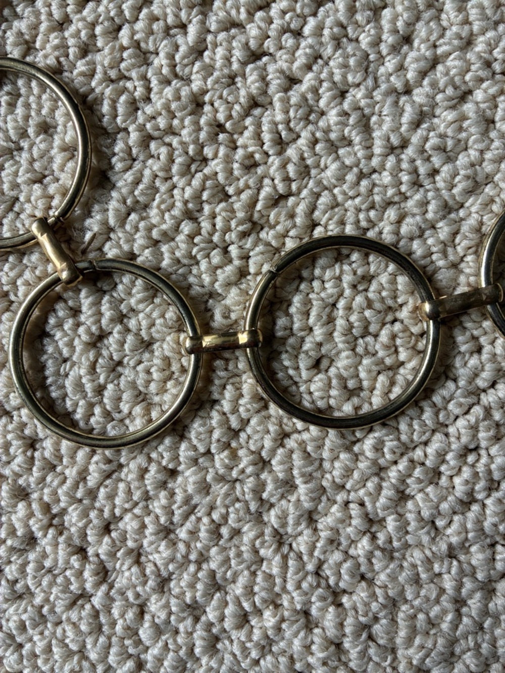 Gold Circle Link Belt and/or Necklace - Picture 3 of 8